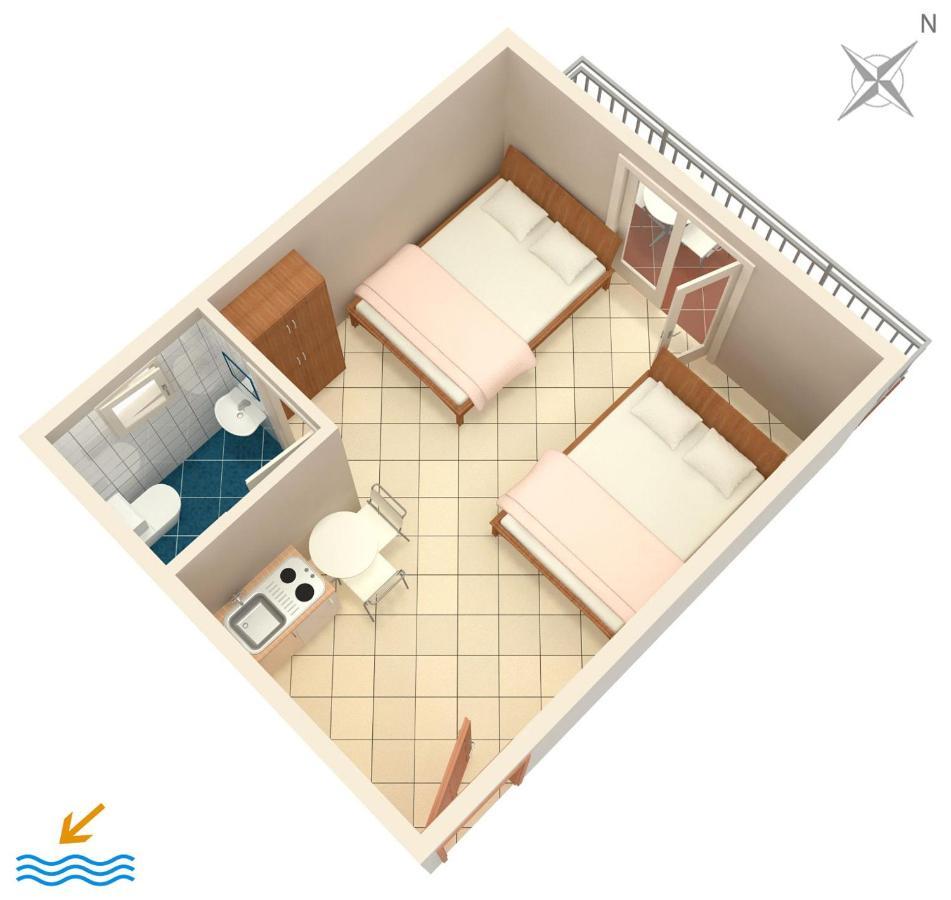 Apartments By The Sea Podaca, Makarska - 6745 Екстер'єр фото